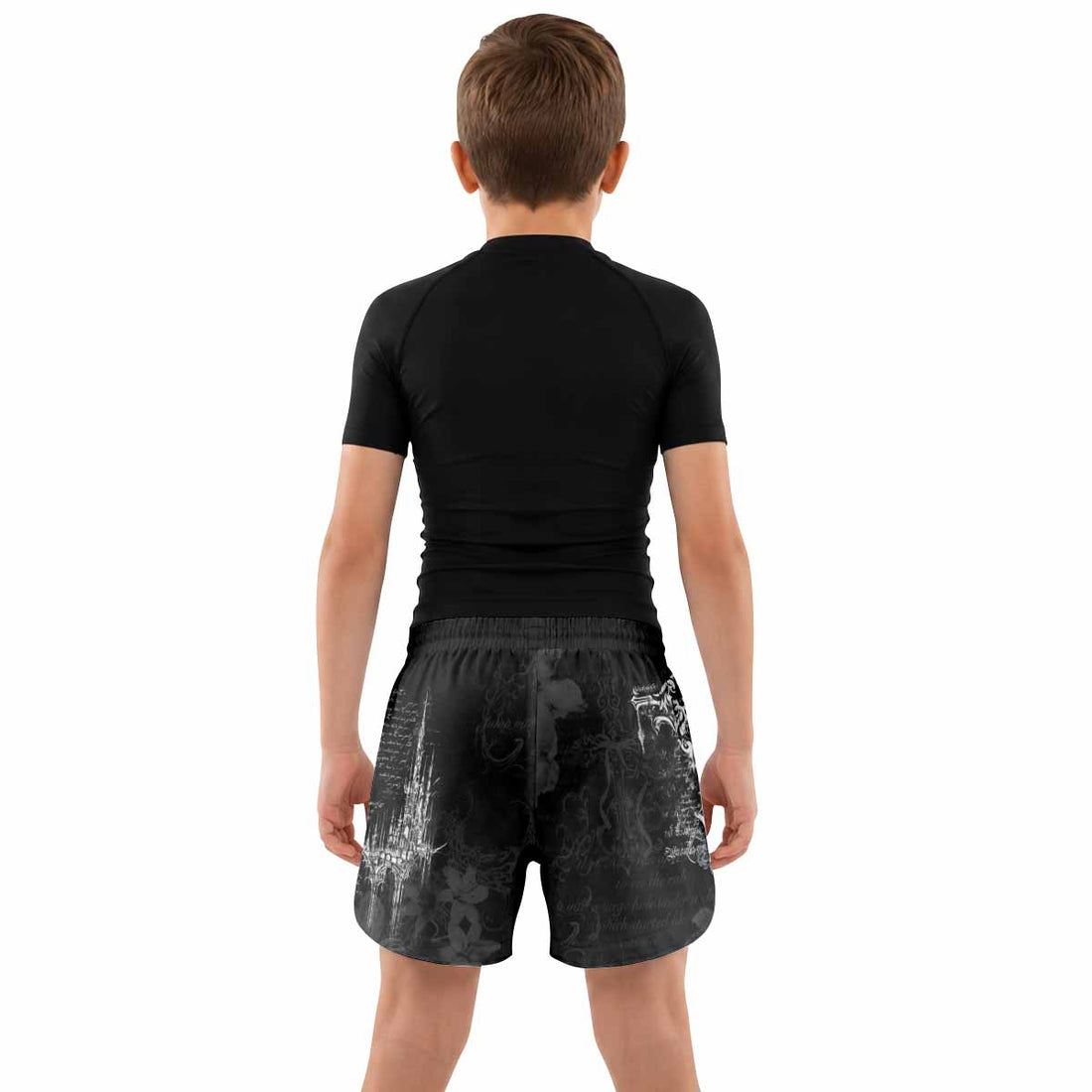 Born to Die Kids Grappling Shorts - lifestyle