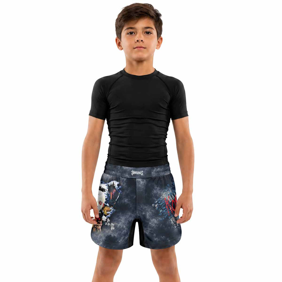 Korn See You On The Other Side Kids Grappling Shorts - lifestyle