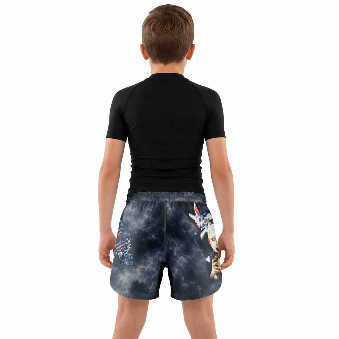 Korn See You On The Other Side Kids Grappling Shorts - lifestyle