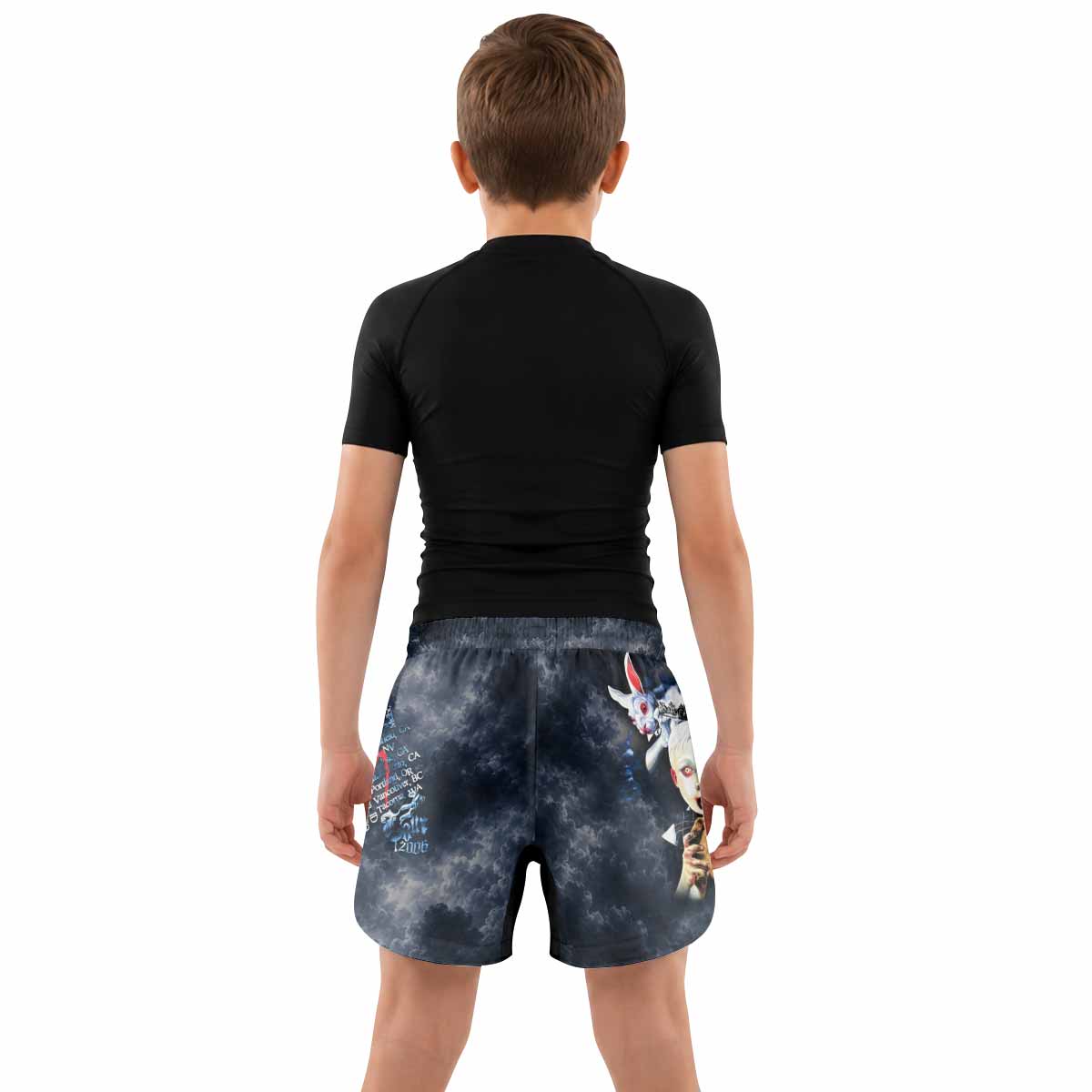 Korn See You On The Other Side Kids Grappling Shorts - lifestyle