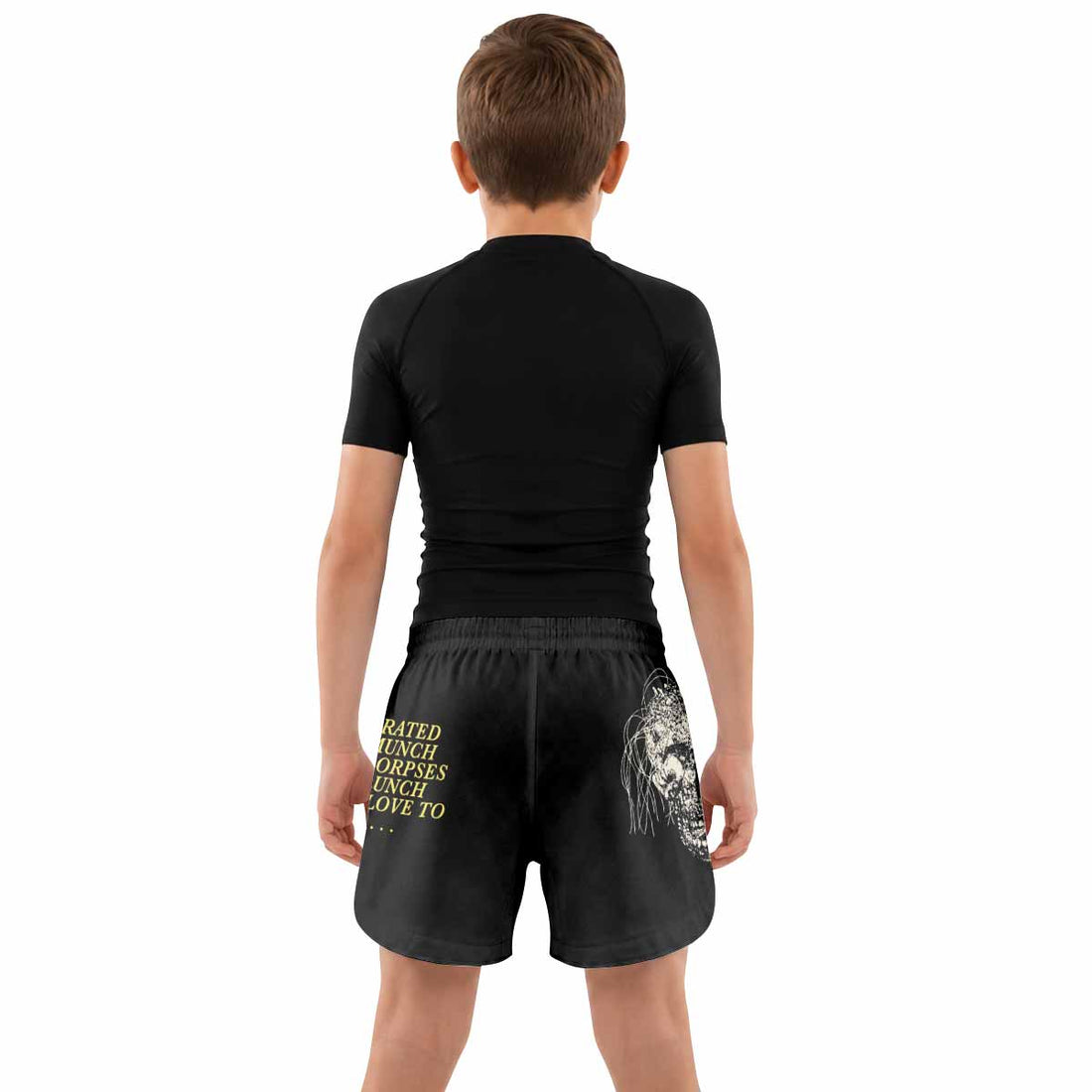 Carcass Symphonies of Sickness Kids Grappling Shorts - lifestyle
