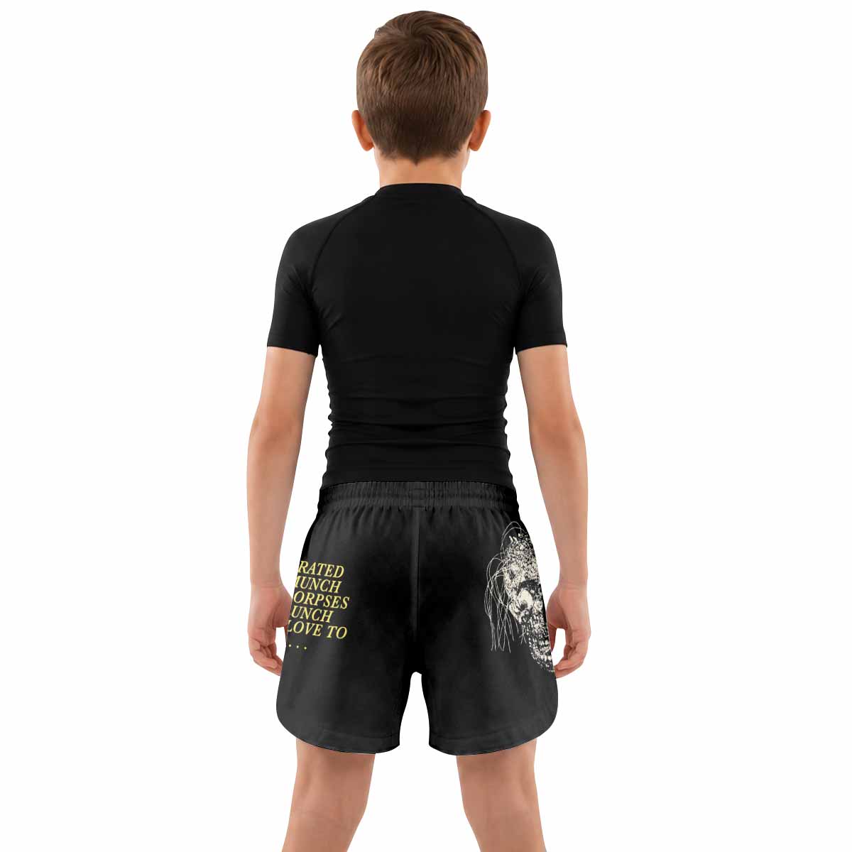 Carcass Symphonies of Sickness Kids Grappling Shorts - lifestyle