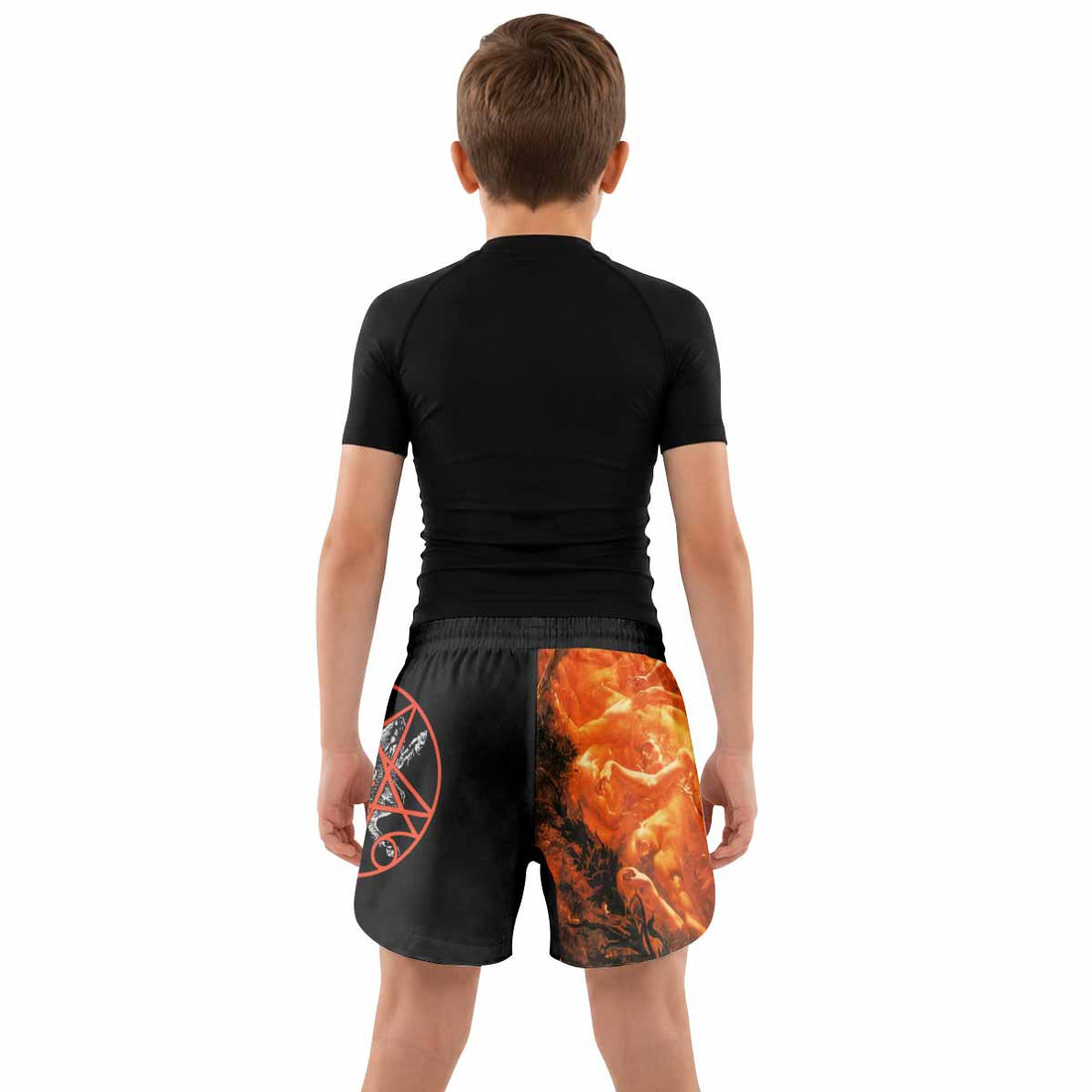 Morbid Angel Altars of Madness Kids Grappling Shorts - lifestyle