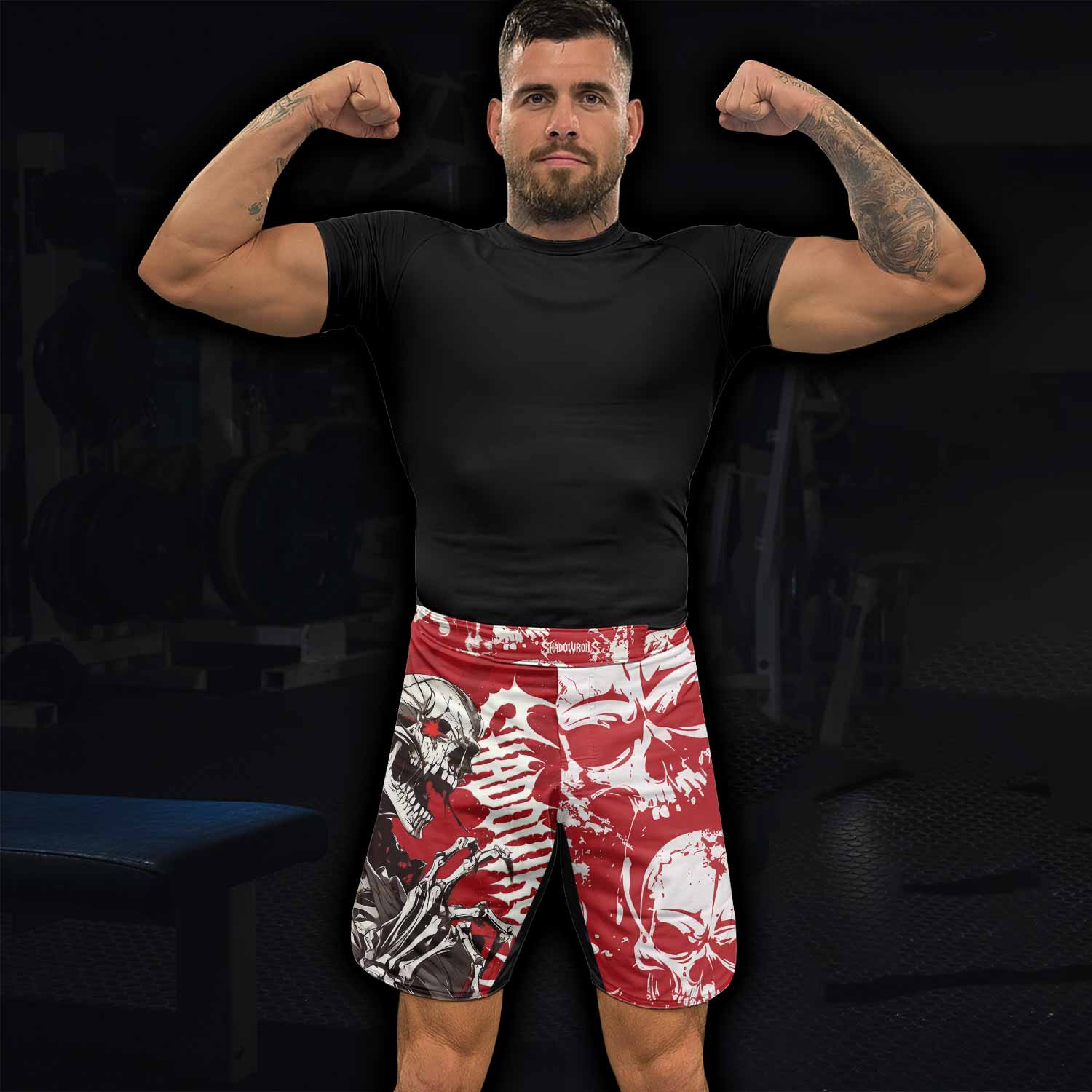 Reaper's Wrath Fight Shorts | Durable MMA & Training Shorts - lifestyle view