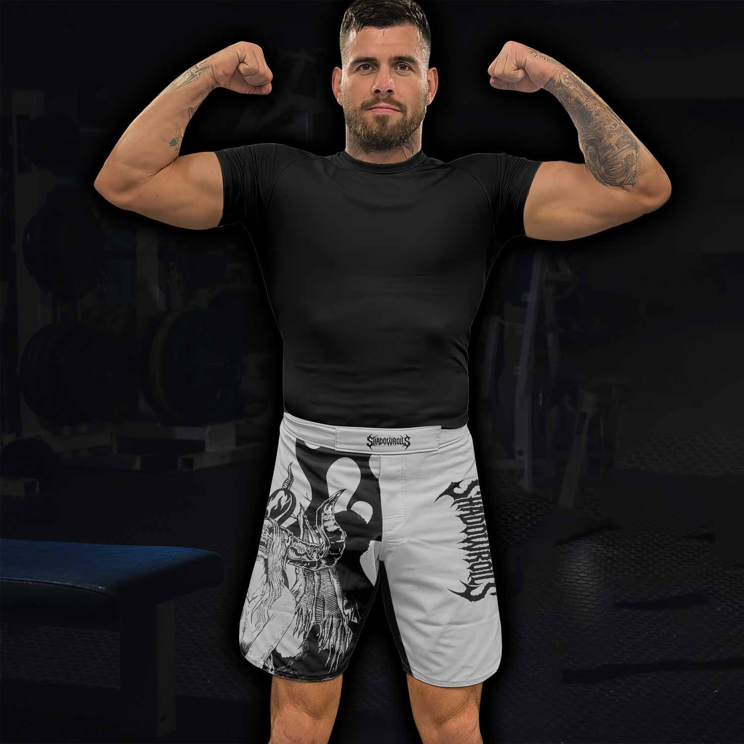 The Forsaken Beast Fight Shorts - MMA & BJJ Performance Shorts - lifestyle view