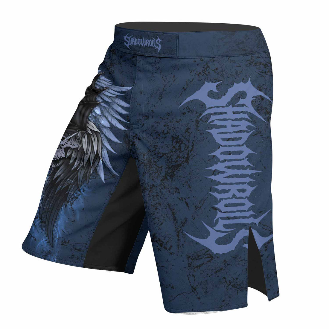 Duality of Souls Fight Shorts - Durable MMA & Training Shorts - right side mockup