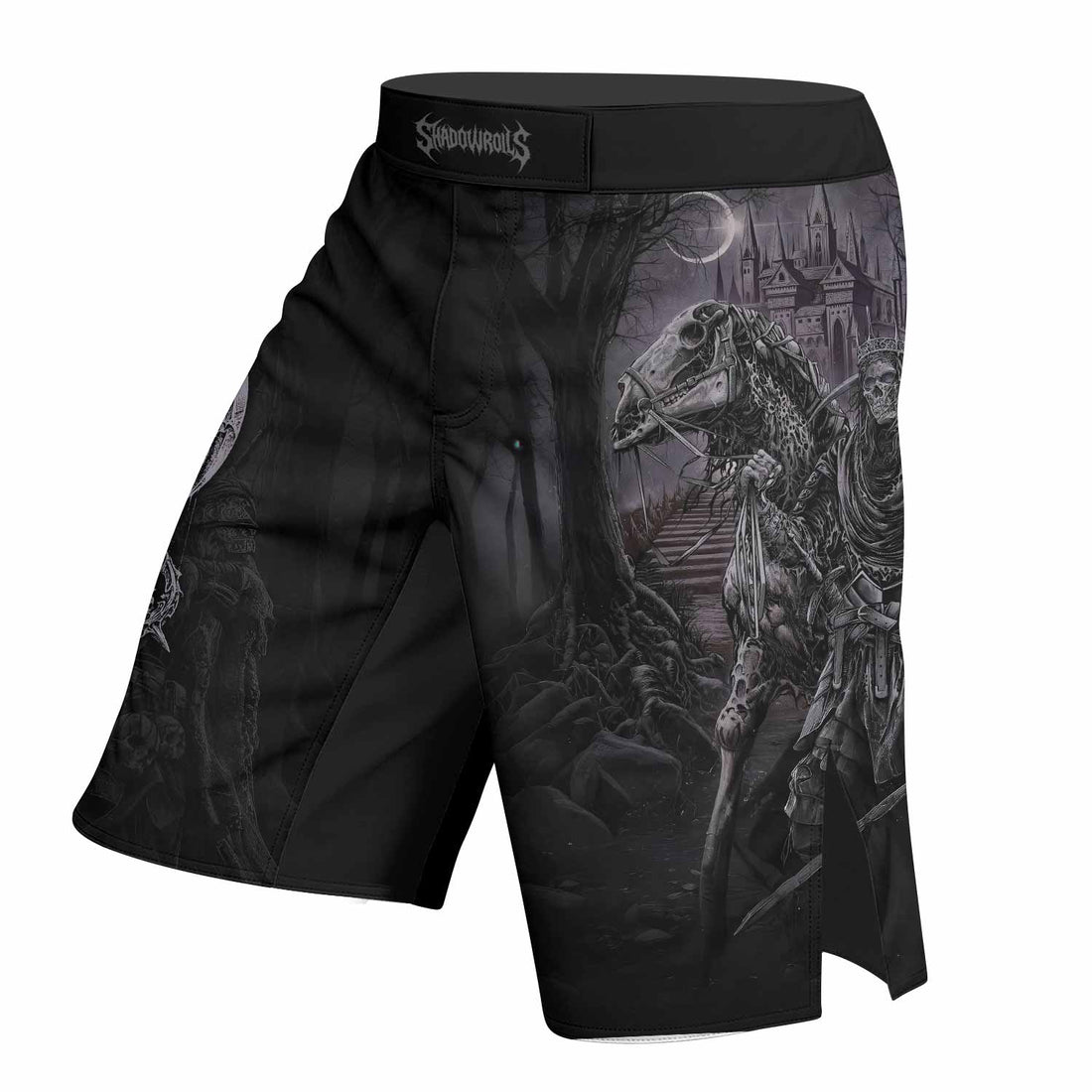 Reaper's Dominion Fight Shorts | Durable MMA & Training Shorts - right side mockup