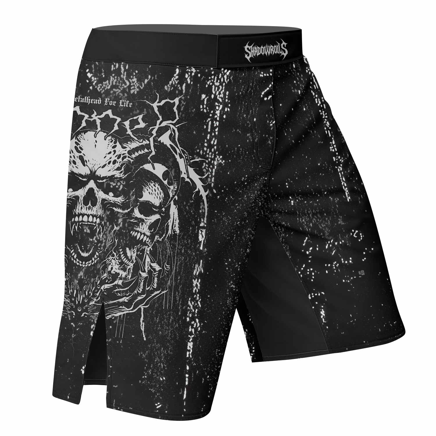 Hellborn Wrath Fight Shorts | Durable MMA & Training Gear - right side mockup