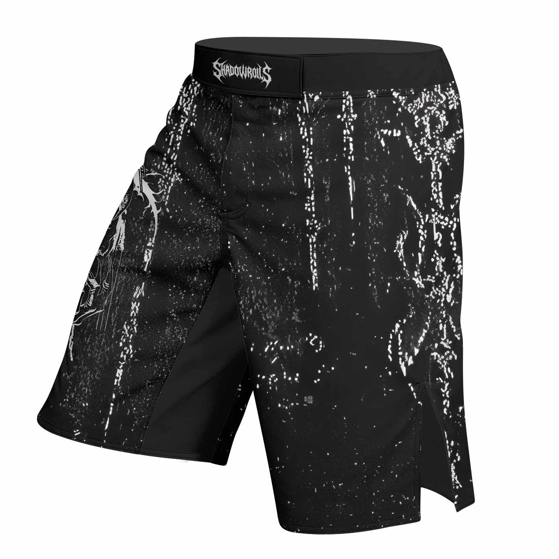 Hellborn Wrath Fight Shorts | Durable MMA & Training Gear - right side mockup