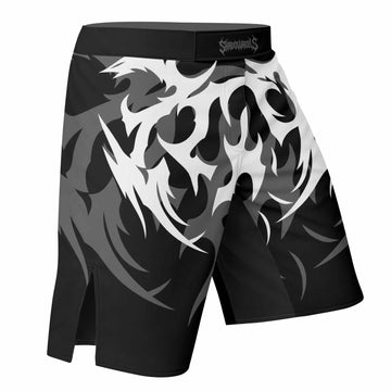 Tribal Inferno Fight Shorts | Lightweight MMA & Training Shorts - right side mockup