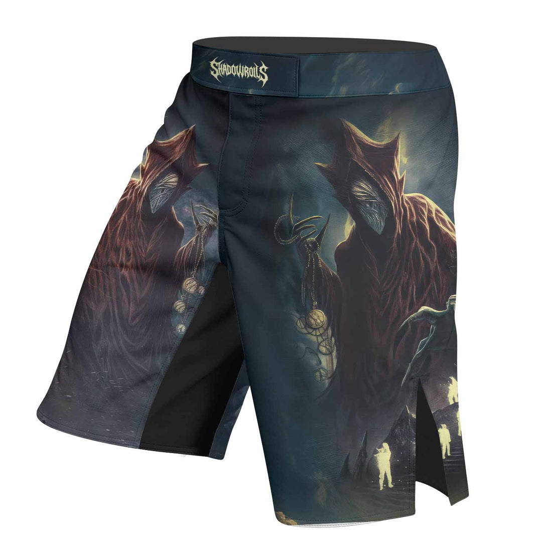 Nightmare Walker Fight Shorts - MMA, BJJ & Boxing Performance - right side mockup