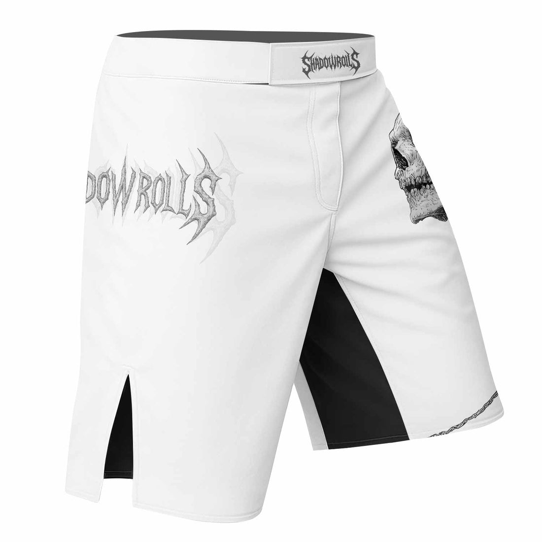 Pale Reaper Fight Shorts - Durable MMA, Boxing & Training Shorts - right side mockup