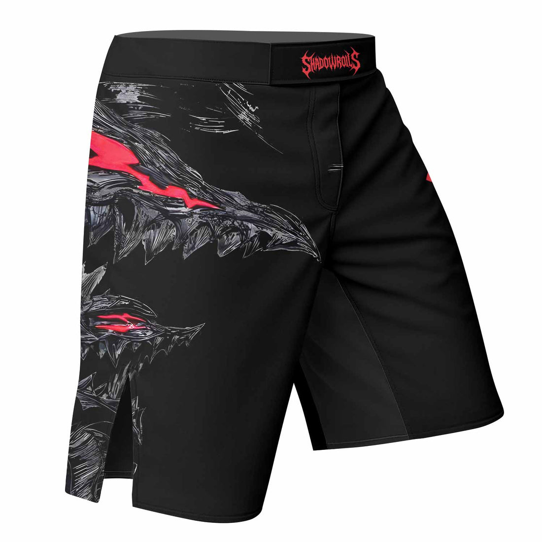 Berserk Beast of Darkness Fight Shorts – Durable MMA & Training Shorts - right side mockup