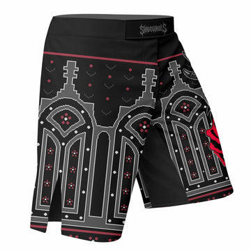 Hell's Gate Fight Shorts - Durable Fight Shorts for MMA & BJJ - right side mockup