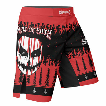 Cradle of Filth Hail Santa Fight Shorts | MMA & BJJ Performance - right side mockup