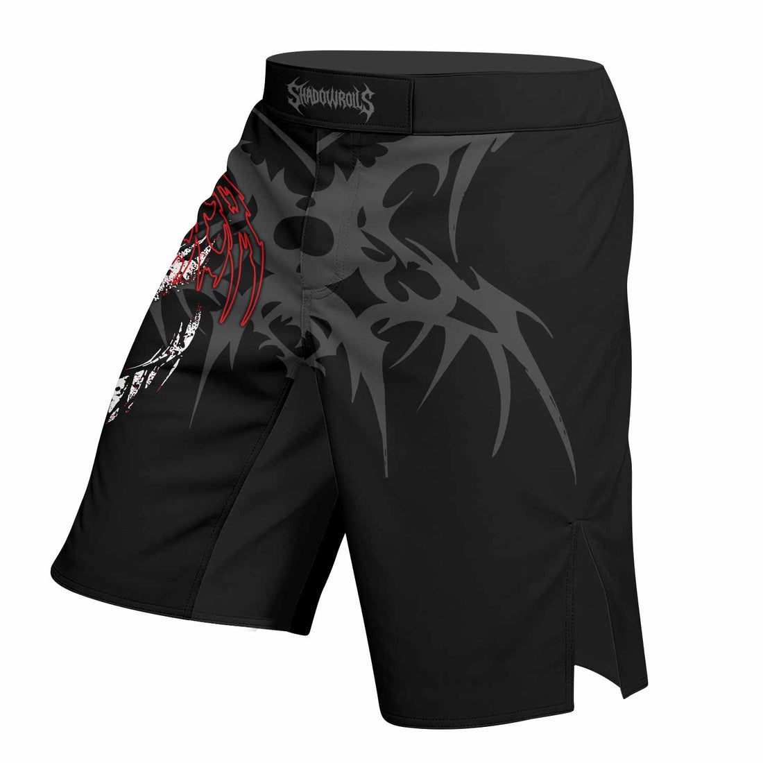 Declaration of War Fight Shorts - Durable MMA & Training Shorts - right side mockup
