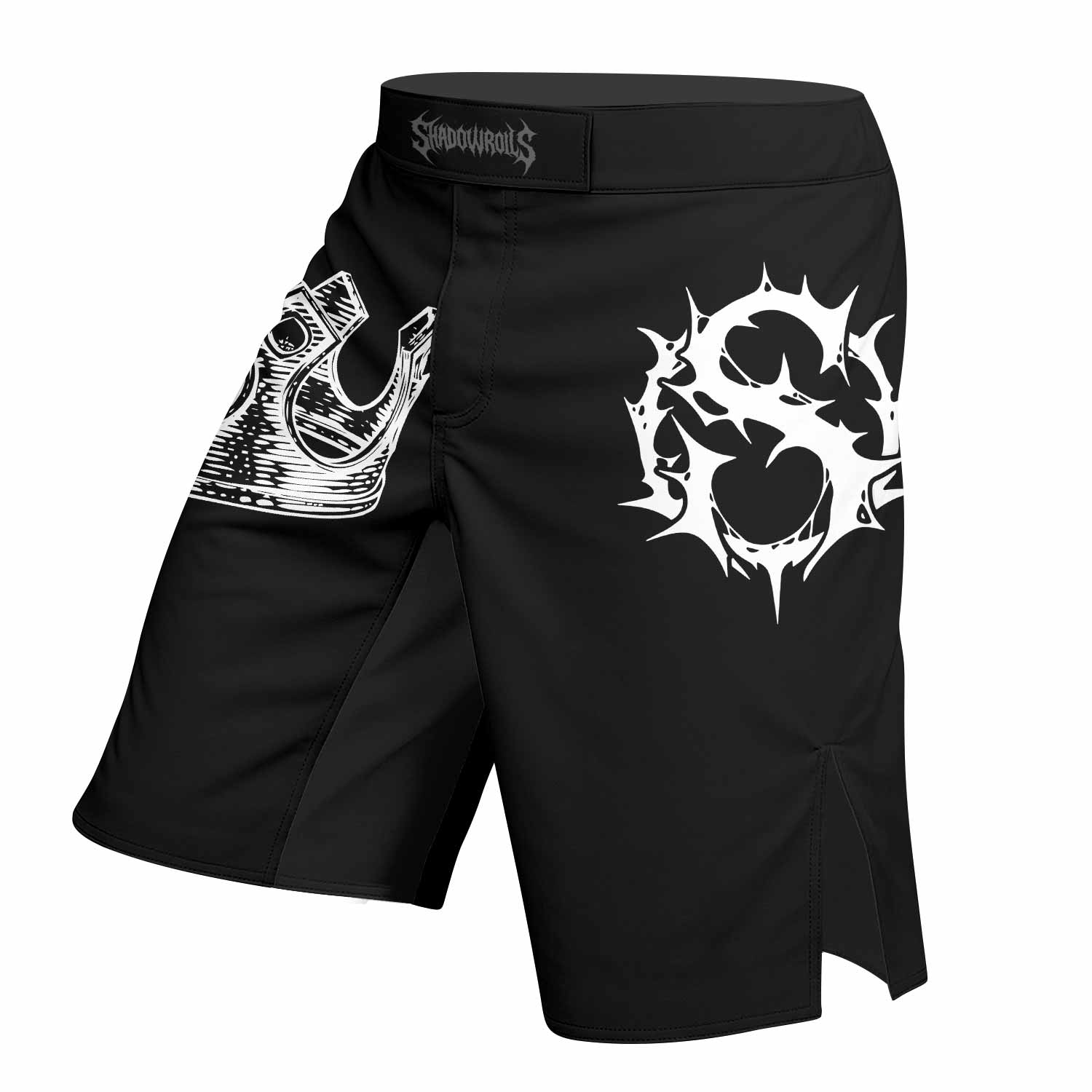 The King of Glory Fight Shorts | Durable MMA & BJJ Gear - left side mockup