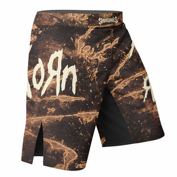 Are You Ready Korn Fight Shorts | Durable Fight Shorts for MMA & Training - right side mockup