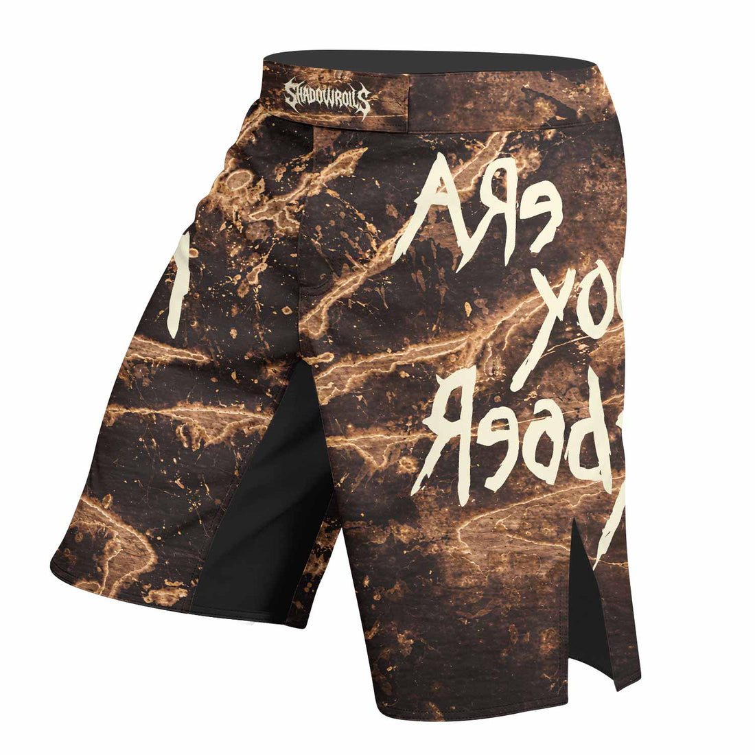 Are You Ready Korn Fight Shorts | Durable Fight Shorts for MMA & Training - right side mockup