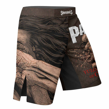 Pantera Vulgar Display Of Control Fight Shorts | MMA & BJJ Gear - right side mockup