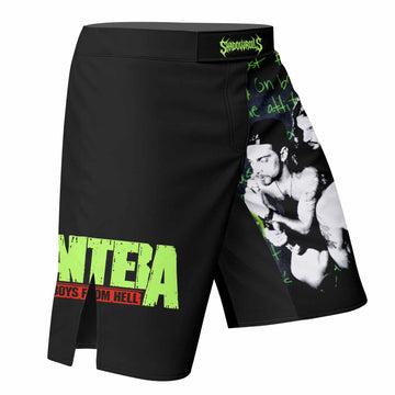 Pantera Cowboys From Hell Fight Shorts – Durable MMA Fight Shorts - right side mockup