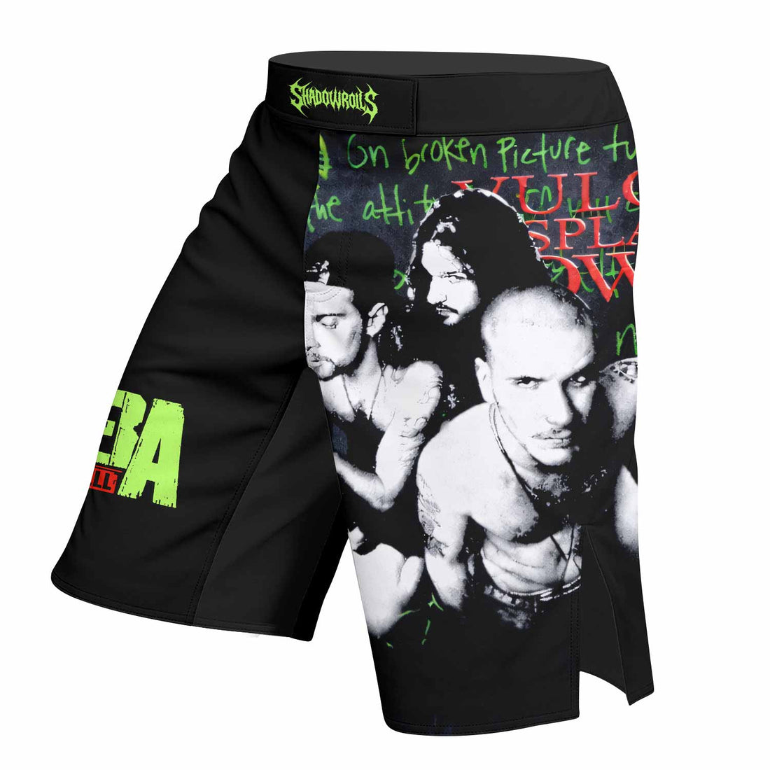 Pantera Cowboys From Hell Fight Shorts – Durable MMA Fight Shorts - right side mockup
