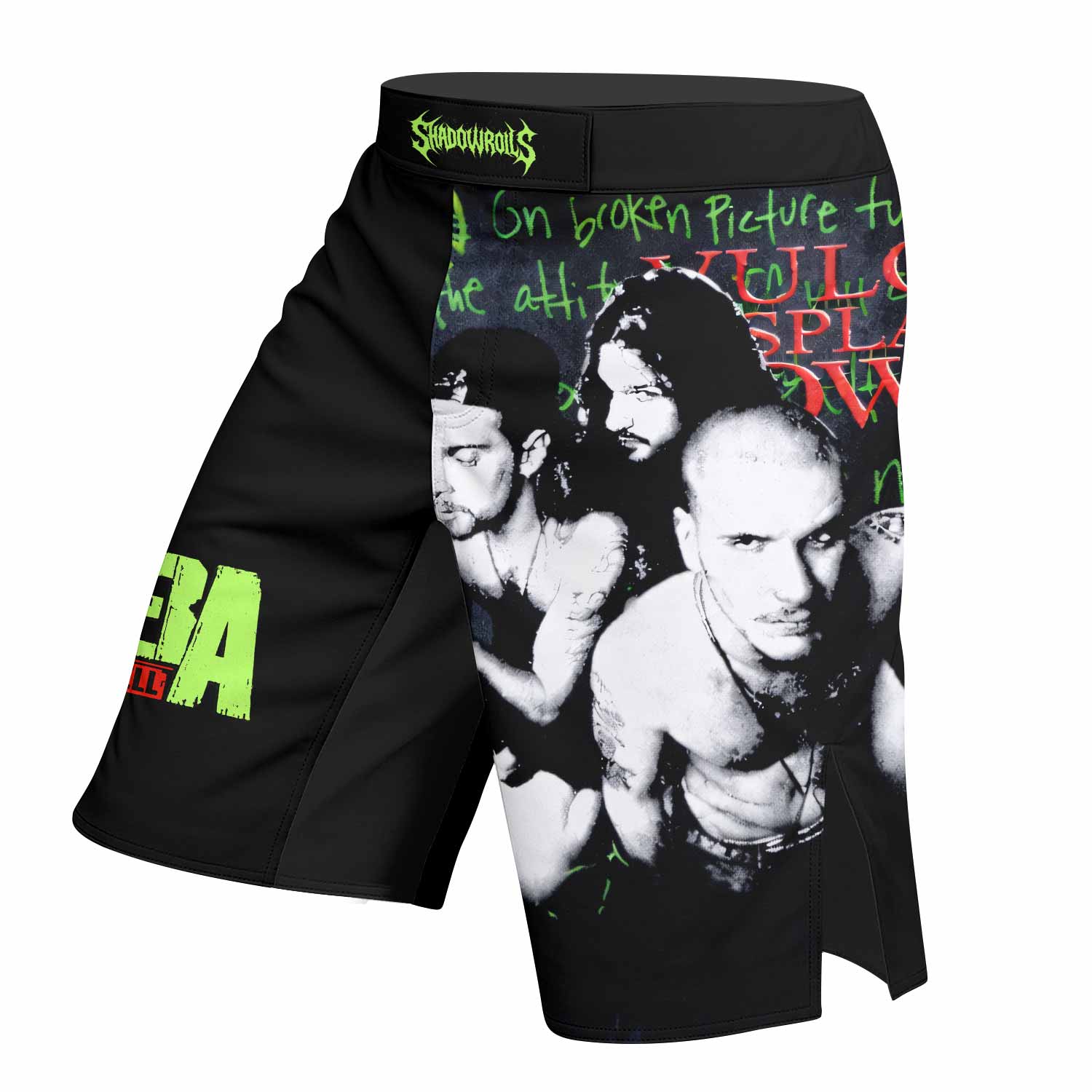 Pantera Cowboys From Hell Fight Shorts – Durable MMA Fight Shorts - left side mockup