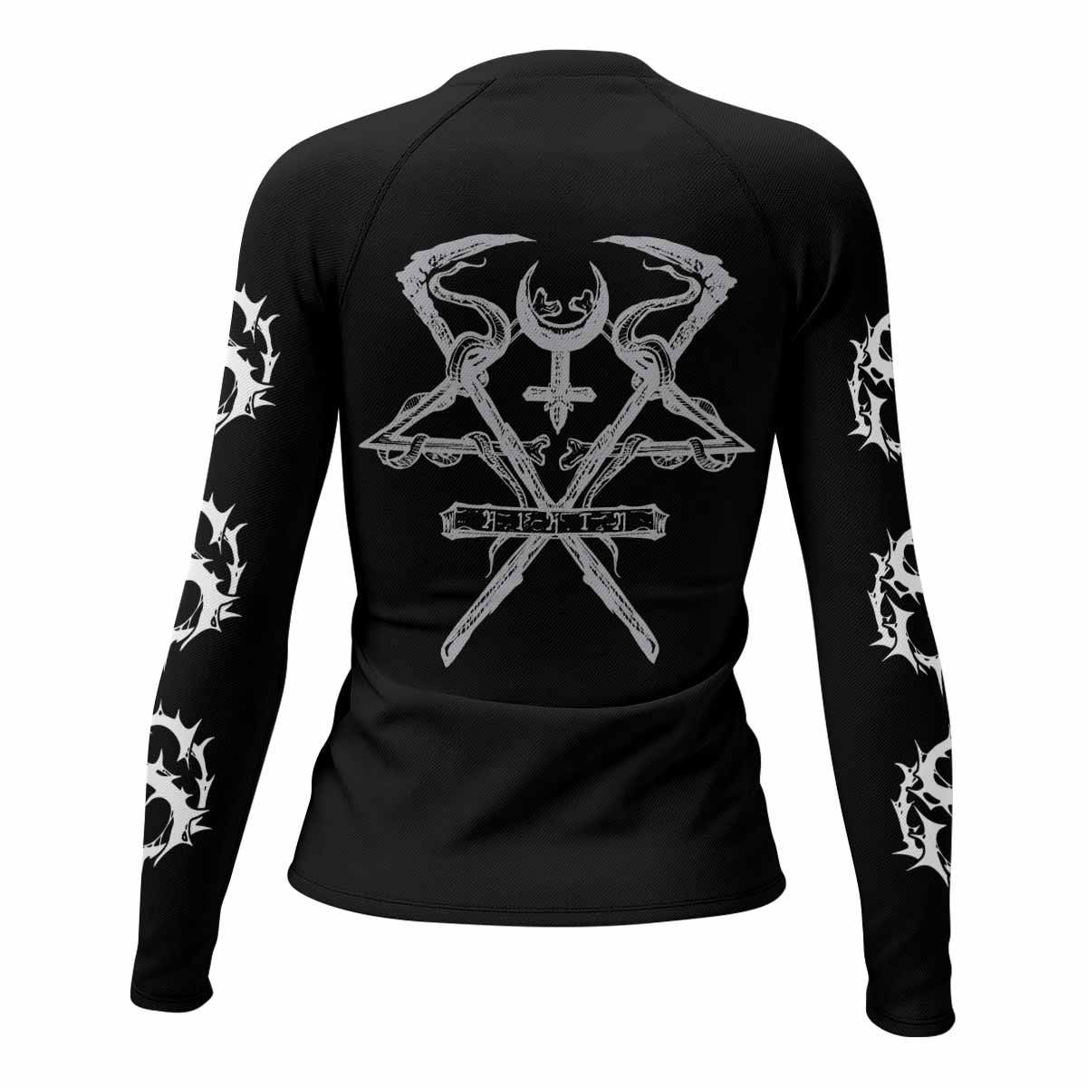 Lorna Shore And I Return To Nothingness Women's Rash Guard Long Sleeve - back view mockup