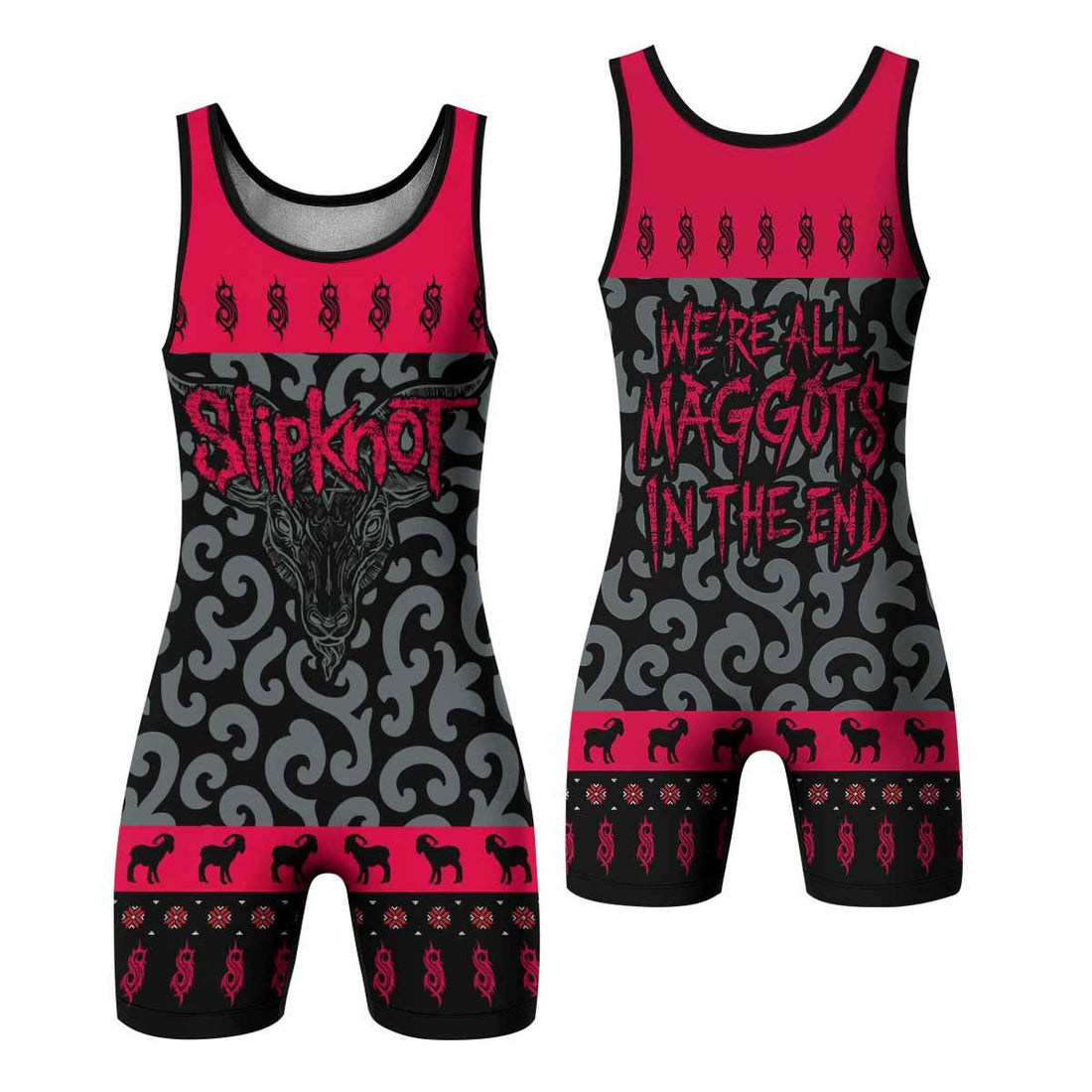 Slipknot Maggots Wrestling Singlet