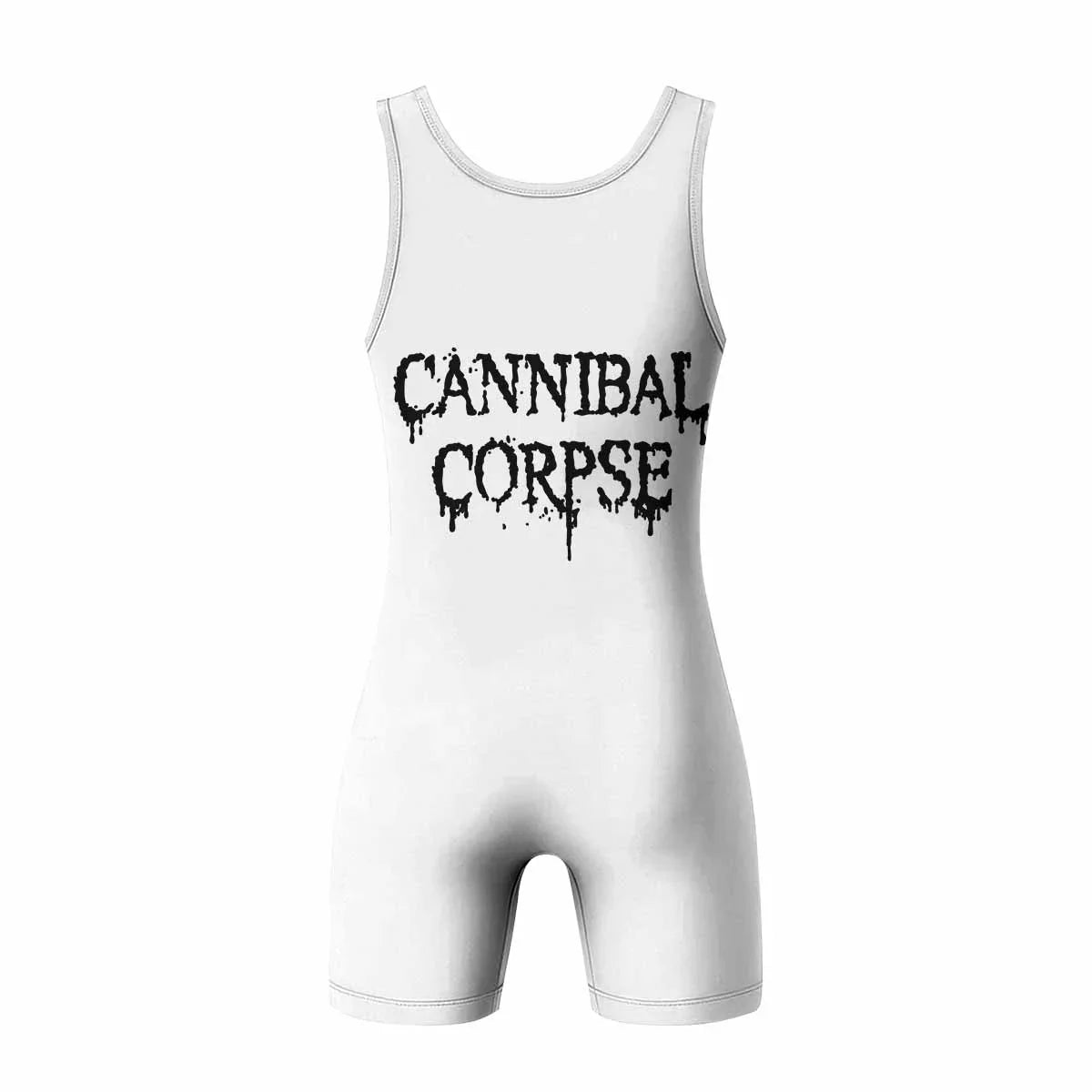 Cannibal Corpse Wrestling Singlet - back view mockup