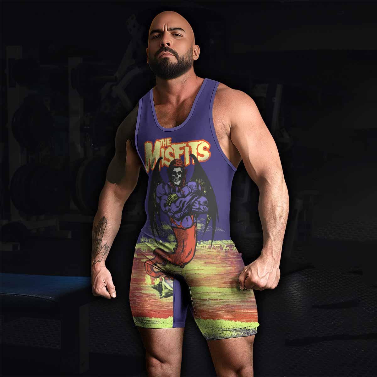 The Misfits Jiu-Jitsu Wrestling Singlet