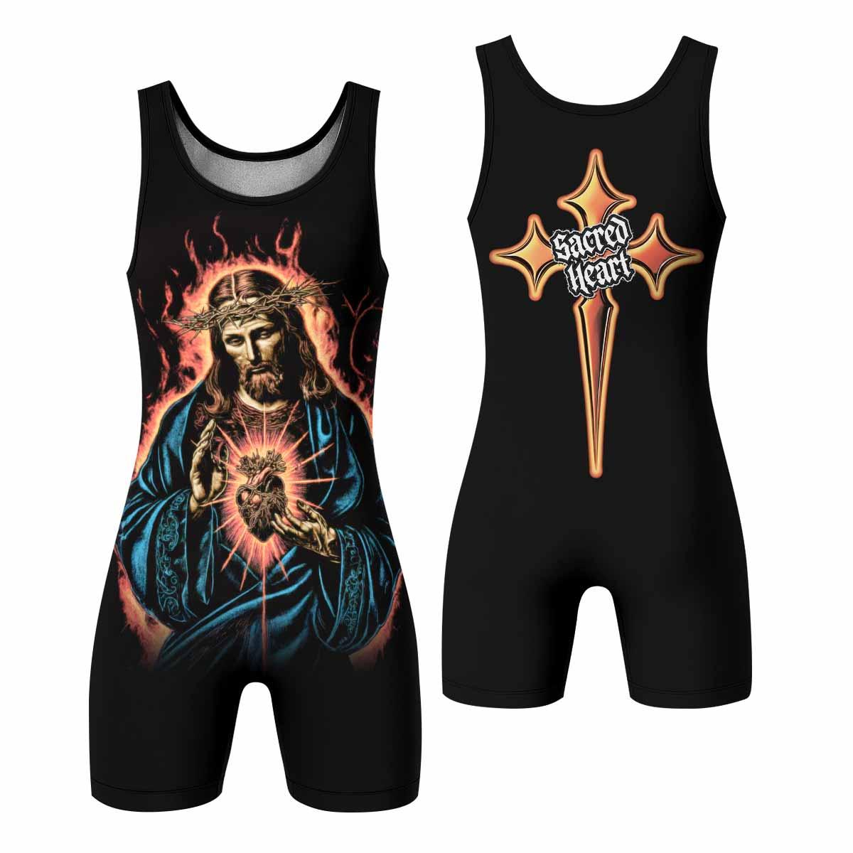 Sacred Heart Wrestling Singlet