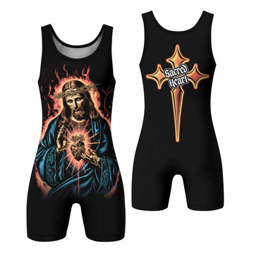 Sacred Heart Wrestling Singlet