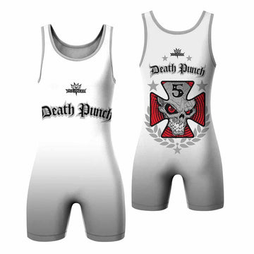 Death Punch Wrestling Singlet - front and back view