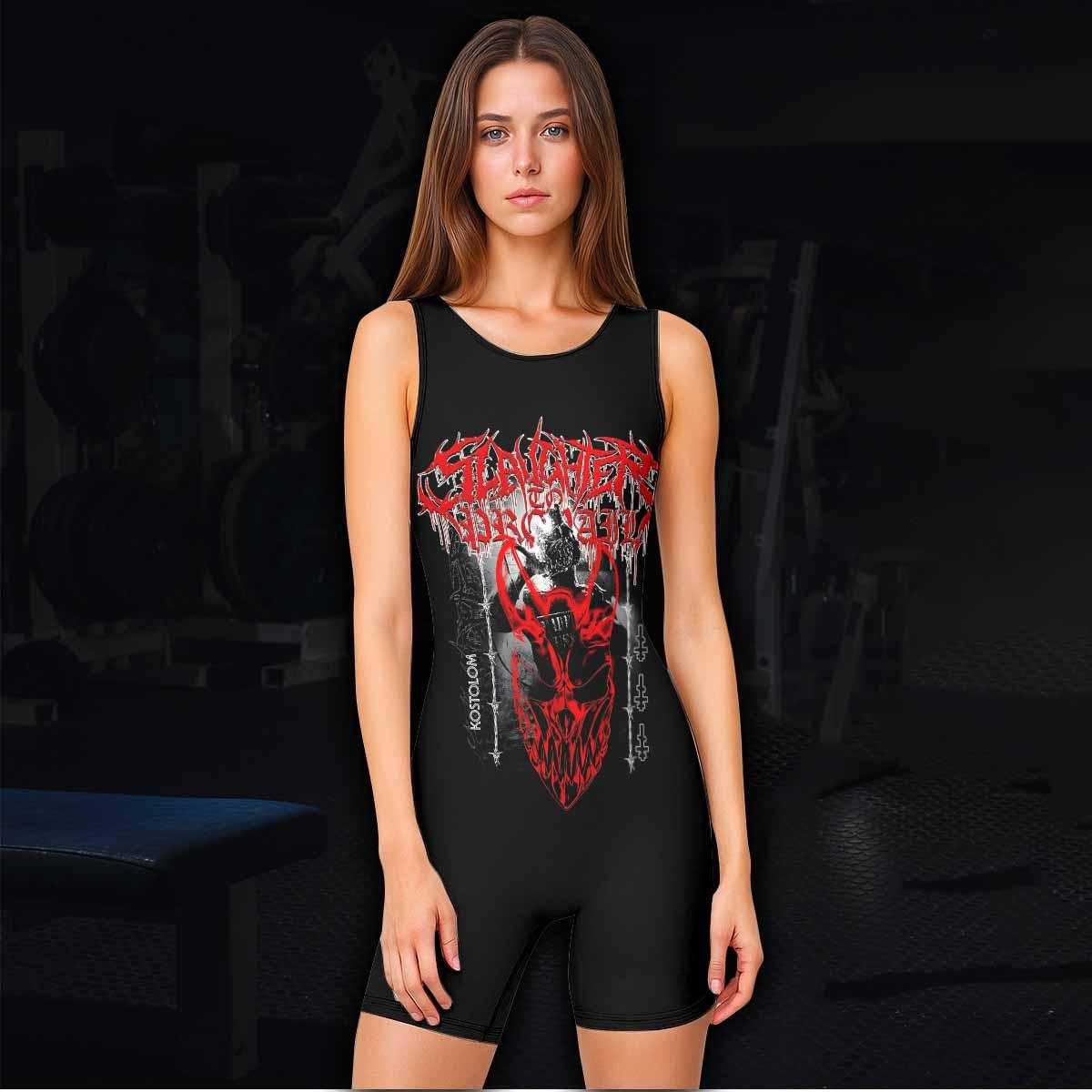 Kostolom Wrestling Singlet - women's lifestyle view