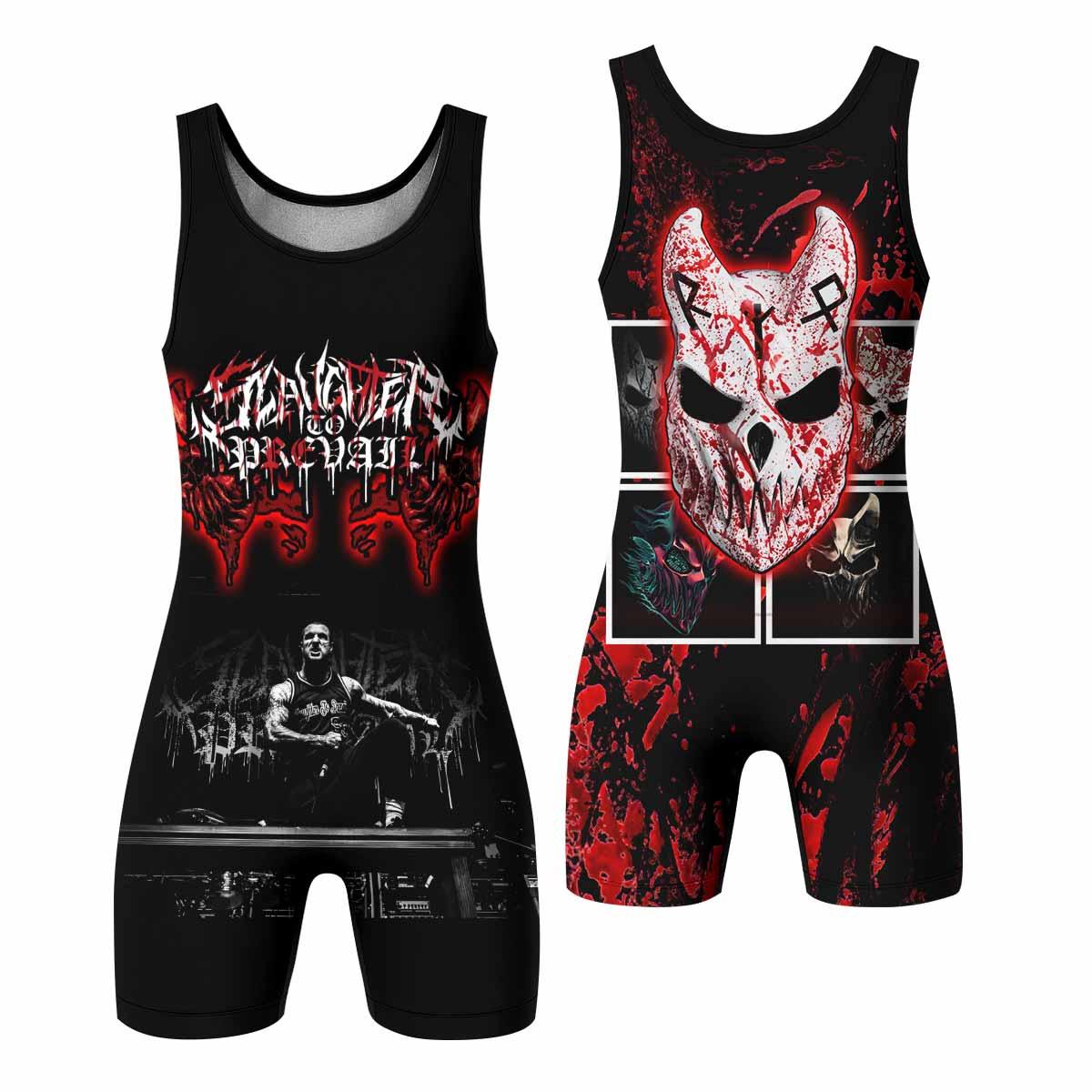Slaughter to Prevail Wrestling Singlet - front and back view