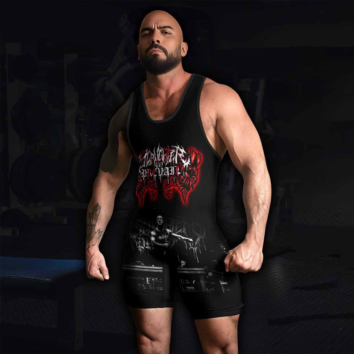Slaughter to Prevail Wrestling Singlet - men's lifestyle view