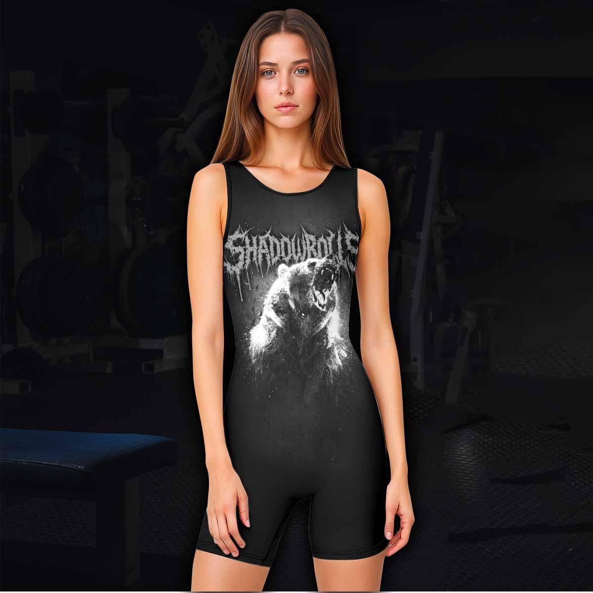 Slaughter to Prevail Bear Wrestling Singlet - women's lifestyle view