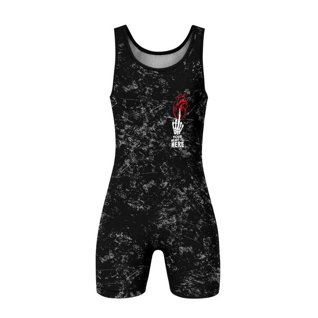 Misfits Die Monster Die Wrestling Singlet - front and back view