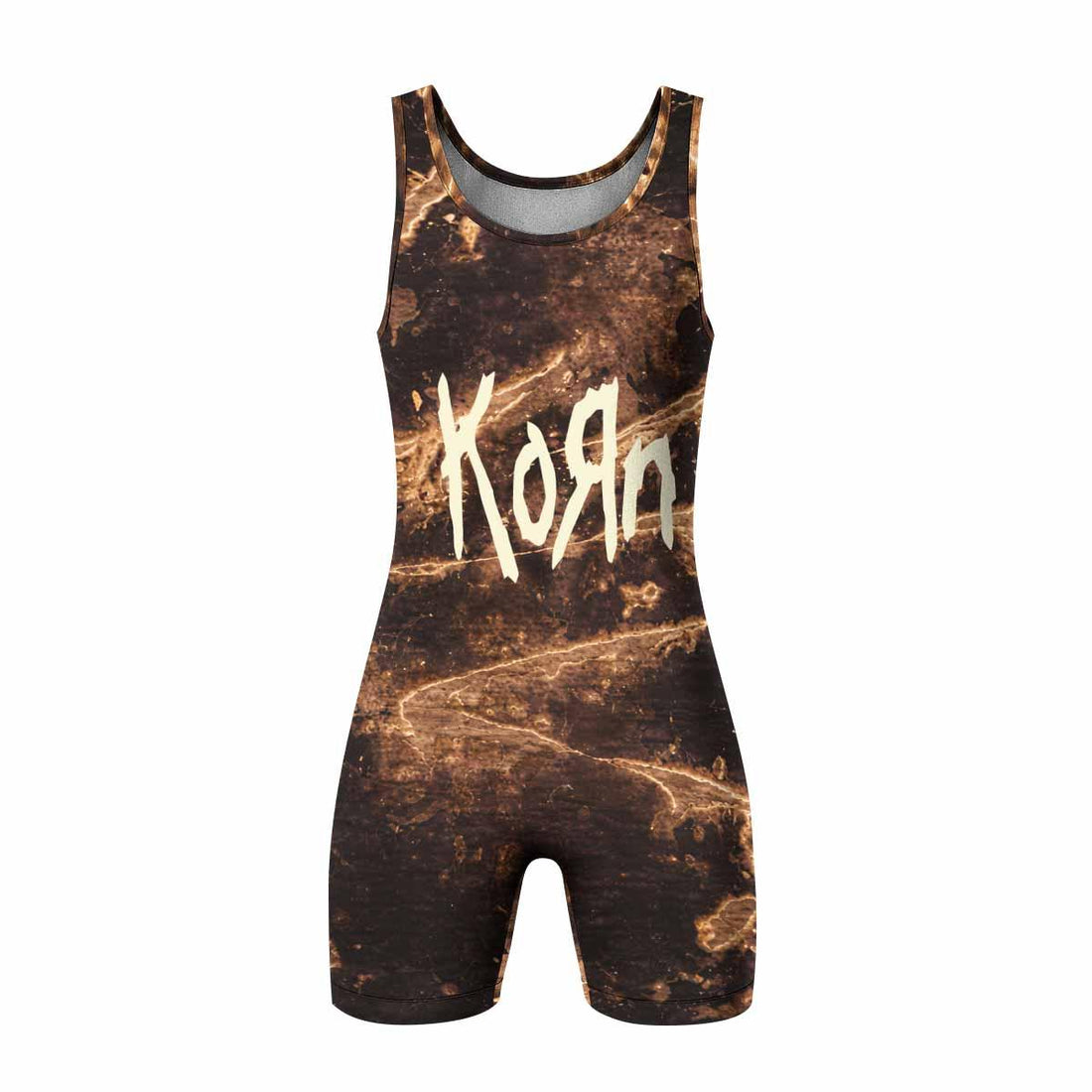 Are You Ready Korn Wrestling Singlet - front and back view