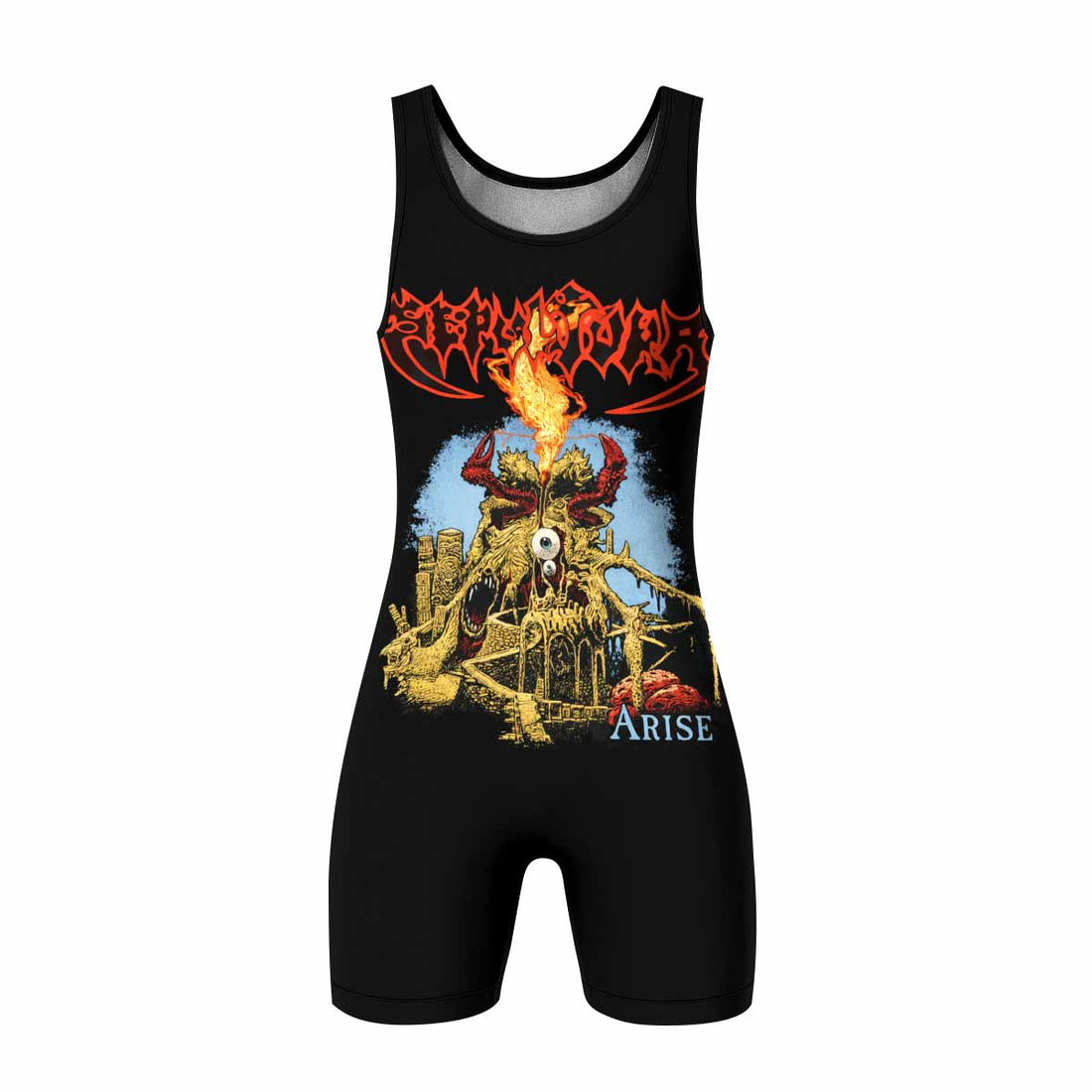 Sepultura Arise Wrestling Singlet - front and back view