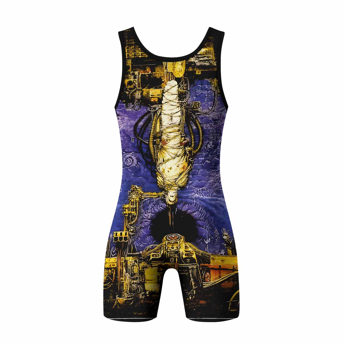 Sepultura Chaos A.D Wrestling Singlet - back view mockup