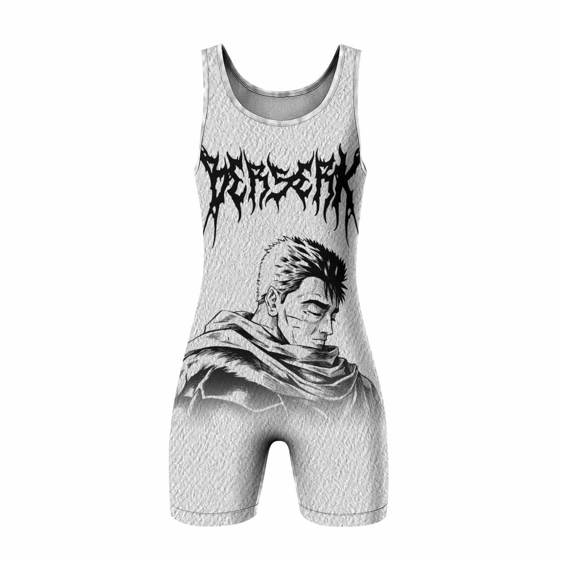 Berserk Metal Guts Wrestling Singlet - front and back view