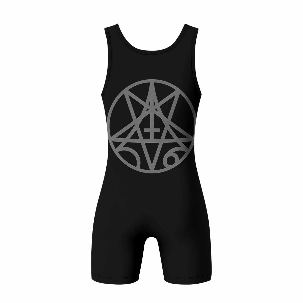 Morbid Angel Unholy Blasphemies Wrestling Singlet - back view mockup