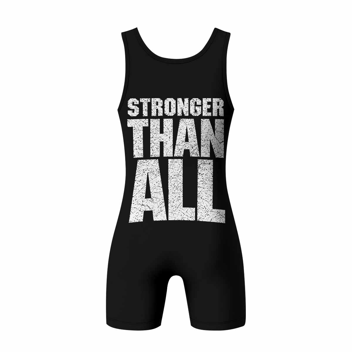 Pantera Stronger Than All Wrestling Singlet - back view mockup