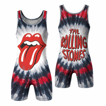 The Rolling Stones Wrestling Singlet - front and back view