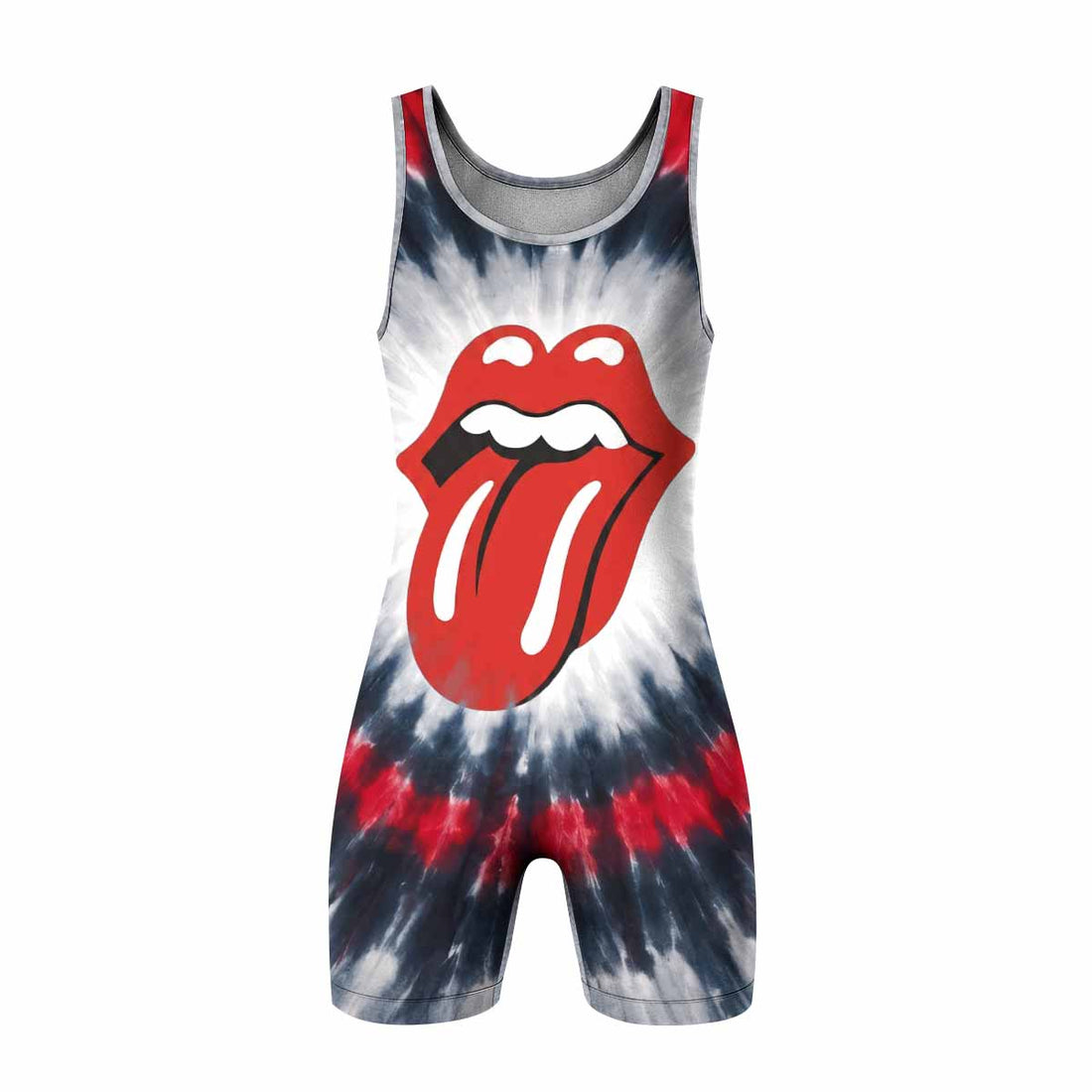The Rolling Stones Wrestling Singlet - front and back view