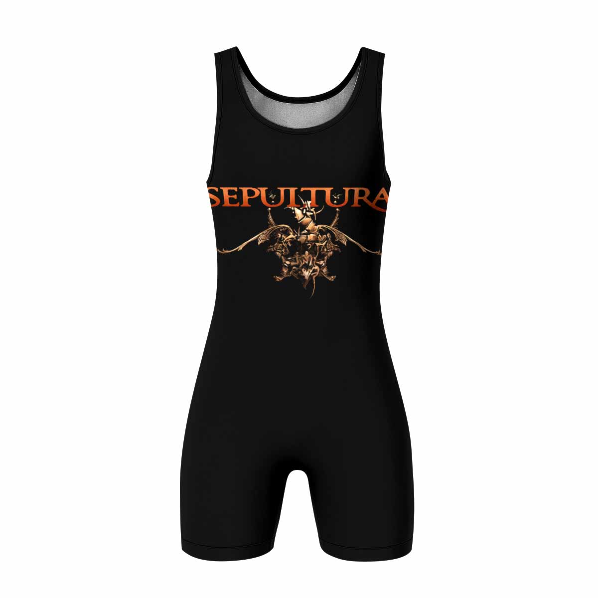 Sepultura A-Lex Wrestling Singlet - front view mockup