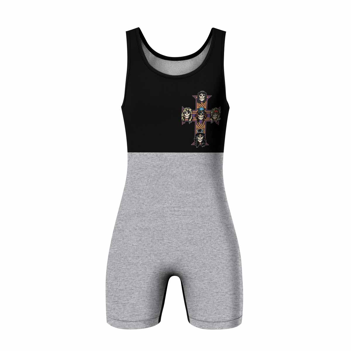 Appetite for Destruction Guns N' Roses Wrestling Singlet - front view mockup