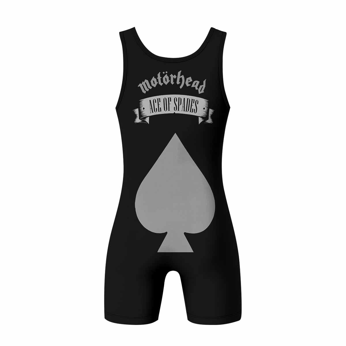 Motörhead Ace of Spades Wrestling Singlet - back view mockup